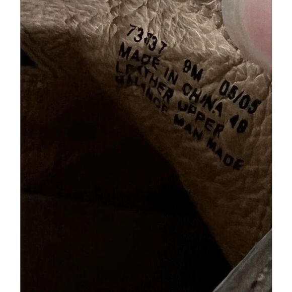 Clarks Olive Green Leather Embroidered Mules Slides Casual Shoes Women Size 9M - Picture 9 of 12